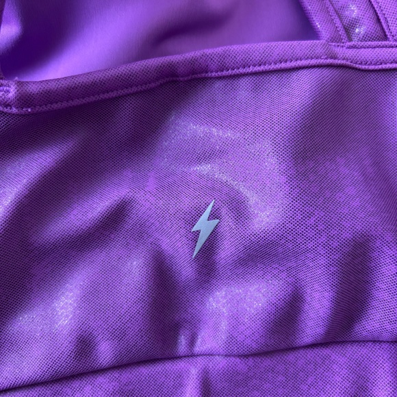 Electric Yoga Large Python Magenta Activewear Sports Bra & Leggings Set Outfit - Picture 5 of 12